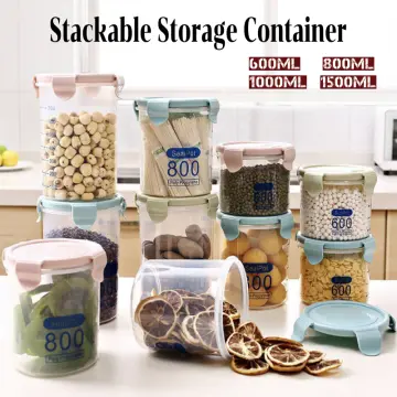 4 PCS Kitchen Airtight Food Storage Containers Square Glass Storage Jar  Labels Marker Stainless Steel Lid - China Food Storage Container and Kitchen  Storage Containers price