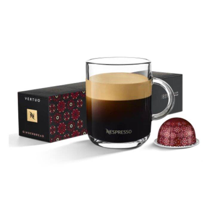Nespresso Vertuo Gingerbread Ground Coffee Capsule (Limited Edition