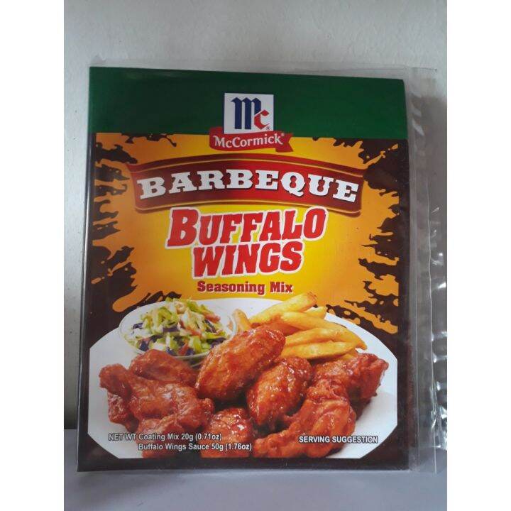 McCormick Buffalo wings Barbeque Coating Mix 2g Buffalo wings sauce 5g