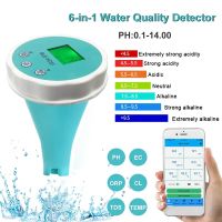 Water Quality Meter Tester Digital Detector Test PH TDS EC ORP Temperature Aquarium Pool Swimming Drinking Water Tester Ph Meter