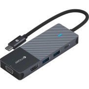 Cáp Hub USB-C 8 in 1 Mazer Multimedia Pro