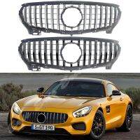 Car Front Racing Facelift Grill Upper Bumper Grilles For C190 Mercedes-Benz AMG GT Coupe GTS Roadster GT53 GTC 63 2015 2016 2017