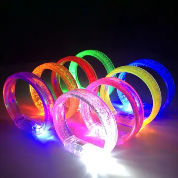 36 Pcs LED Light up Bracelets Bulk White Glow Wristbands Party Favors  Supplies Flashing Light Bracelets for Weddings Holidays Halloween Concert  Birthday Carnival Party Favors : Buy Online at Best Price in