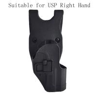 ขวามือยุทธวิธี Holster Quick Draw Slot Duty Loop Holster สำหรับ Glock 17 22 1911 M92 Sig P226 USP 9 40