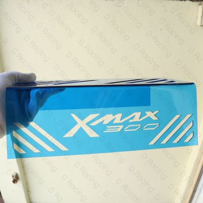 โปรโมชั่นถูกกระหน่ำ แผ่นกรองครอบใต้เบาะ สีน้ำเงิน ลายx-max ใช้สำหรับรถ YAMAHA X-MAX300