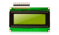 [Gravitechthai] 20x4 Black on Green Character LCD with Backlight LCD ขนาด 20x4 ตัวอักษร ตัวหนังสือเป็นสีดำคมชัด บนพื้นหลังสีเขียว