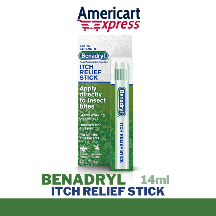 Benadryl Extra Strength Itch Relief Stick 14ml Travel Size | Lazada PH