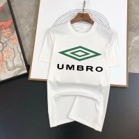 เสื้อยืดพิมพ์ลายตัวอักษรสีเขียว Umbro ผ้าฝ้ายลำลองผู้ชายเสื้อยืดแขนสั้นผู้หญิงขนาดใหญ่พิเศษคุณภาพสูงสำหรับฤดูร้อน2023