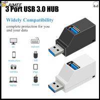 AIMEE มินิ ความเร็วสูง การถ่ายโอนข้อมูล USB 3.0 Hub อะแดปเตอร์ กล่องแยก 3 พอร์ต