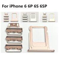 ปุ่มด้านข้างสำหรับ Iphone 6 6S บวก6sp 6P ออกปุ่มปรับเสียงปิดเสียงกุญแจปุ่มกดปุ่มด้านข้างทั้งชุดชิ้นส่วนซ่อมแซมแทนที่