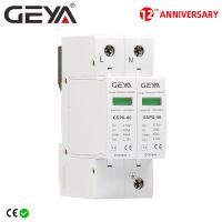 GEYA GSP8-2P รางดิน AC275V AC385V 400V 440V 20KA-40KA SPD 2P อุปกรณ์ป้องกันไฟกระชากบ้านแรงดันต่ำ Arrester