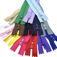 ۞ 5Pcs 3 15/20/25/30/35/40/50CM (6-20 Inches) Closed Nylon Coil Zipper Tailor Sewing Process Are Available