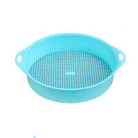 Sifter ดิน 3mm PP Tetragonum Hole Sifter ดิน Sifter แบบพกพา Sifter หน้าจอกรอง Earth และหินเครื่องมือสำหรับ Garden