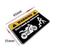 โลโก้งานเรซิ่น แต่งเวสป้า Dont touch My Motorcycle PIAGGIO VESPA GTS 150 GTS 250 GTS 300 GTS GTV 150 125 250 300 300ie 3D Motorcycle Decal Special Edition Protective Sleeve