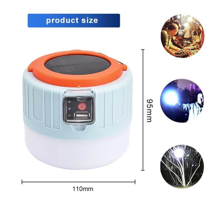 V65 LED solar light USB portable lighting mobile phone charging solar