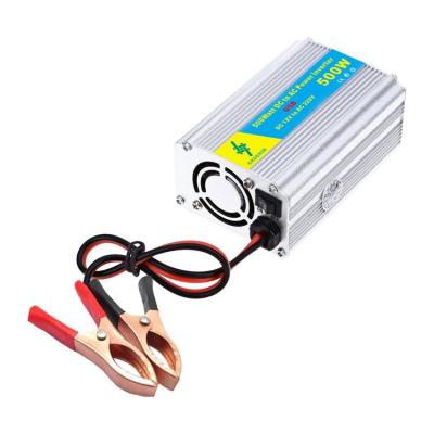 Dc to Ac Inverter 500w Power Inverter Dc 12v to 220v Ac Power Inverters for Vehicles with USB Ports and 2 Battery Clips Car Charger Adapter judicious