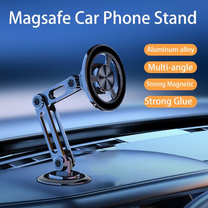 magsafe-ที่วางโทรศัพท์ในรถแม่เหล็กโลหะหมุนได้720-ขาตั้งโทรศัพท์พับได้ช่องแอร์แม่เหล็กติด-gps-รองรับโทรศัพท์ทุกรุ่น