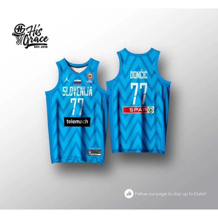 2022 SLOVENIJA HISGRACE JERSEY FULL SUBLIMATION BASKETBALL JERSEY ...