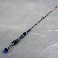 Solid Ice Fishing Rod Blue 2 Carbon Ultralight Solid Hard Adjustable Raft Outdoor Fishing Ice Carving Rod