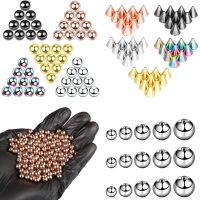 WKOUD 10PCS Screw Piercing Lot Labret Eyebrow Bulk Jewelry Accessories