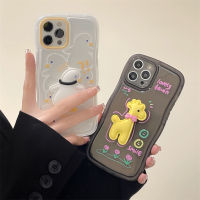 Bowknot ลูกกวาง Puffy กรณีโทรศัพท์มือถือสำหรับ iPhone12 กรณีการ์ตูนทิวลิปสีชมพูสำหรับ iPhone11ProMax เคสเพนกวินสเตอริโอสำหรับ iPhone XR เคสโทรศัพท์ TPU ลูกฟูกสำหรับ iPhone13 ซิลิโคนใสป้องกันกรณีโทรศัพท์มือถือสำหรับ iPhone Xs