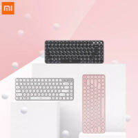 Miiiiw แป้นพิมพ์โหมดบลูทูธคู่ขนาดเล็ก Xiaomi 85คีย์2.4กิกะเฮิร์ตซ์ระบบหลายแป้นพิมพ์ไร้สายสำหรับแล็ปท็อปและแท็บเล็ตคอมพิวเตอร์สำนักงาน