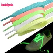 1 cặp 120cm sáng Dây giày thể thao giày chạy thể thao phẳng giày vải ren