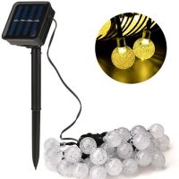 Waterproof Solar LED Power Fairy Lights 3V Garlands Garden Christmas for Outdoor Patio LED String Light Wedding Decoration Lamp