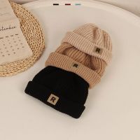 Holiday Discounts Solid Letter Baby Knitted Hat Beanie Winter Warm Kids Melon Cap Autumn Winter Toddler Boys Girls Hip Hop Hats