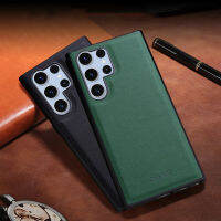 Lxuxry ฝาหลังเคสโทรศัพท์หนังสำหรับ Samsung Galaxy,S23 S22และเนื้อหนัง S22พิเศษ