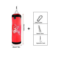 Boxing Bag Unfilled Boxing Hanging Punching Bag MMA Fight Karate Fitness Punch Sand Bag Kicking Muay Thai Bag Set