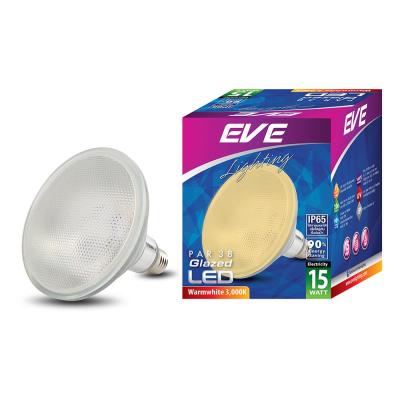 หลอด LED EVE PAR38 IP65 GLAZED 15 วัตต์ WARMWHITE E27 [ส่งเร็วส่งไว มีเก็บเงินปลายทาง]