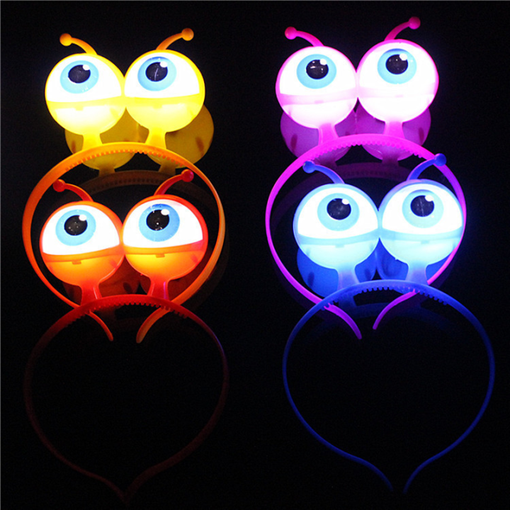 unique-glow-party-accessories-illuminated-hair-hoops-light-up-christmas-hairbands-flashing-alien-eyeball-hair-hoops-led-halloween-headbands