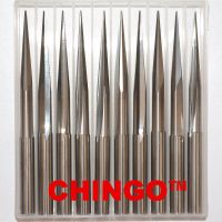 6mm * 10degree * R0.25 * 80L Freeshipping CNC solid carbide End Mill บิตเราเตอร์งานไม้ เครื่องตัดกัดจมูกลูกเรียว เครื่องมือบรรเทา