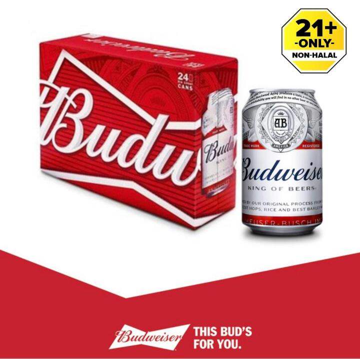 Budweiser Canned 24cans X 355ml Lazada