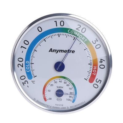 เครื่องวัดอุณหภูมิไฮโกรมิเตอร์ไร้สายความแม่นยำสูงอุณหภูมิความชื้น Monitor Dial Type Temp Moisture Measuring Tool
