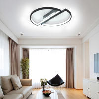 LED Panel Lamp Modern Ceiling Light Half Round Circle Surface Mounted Lamp Bedroom Living Room Ceiling Lamp Lights Home Decor