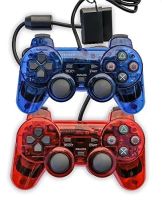 NEW IN Hot Sales Wired Clear Controller Game Pad Game Gaming Controller Joypad Gamepad Console Joysticks for Playstation 2 PS2