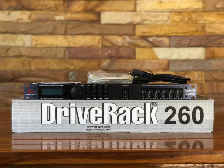 (เกรดท็อปสุด )ครอส Driverack 260 พร้อมตั้งค่าใช้งานได้ทันทีทั้งครอส อีคิว กันหอนฟีตแบล็ก ปรับตามท่ลุกค้าต้องการเสียงดีสุดยอด