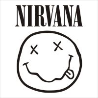 ืnirvana สติกเกอร์ลายเส้น pvc กันน้ำ  ขนาด 7.5 x 10 cm ราคา 19 บาท