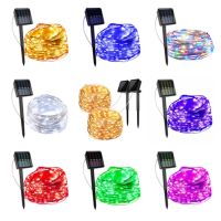 LED Outdoor Solar Lamp String Lights 100200 LEDs Fairy Holiday Wedding Party Garland Solar Garden Waterproof for Home Led Decor