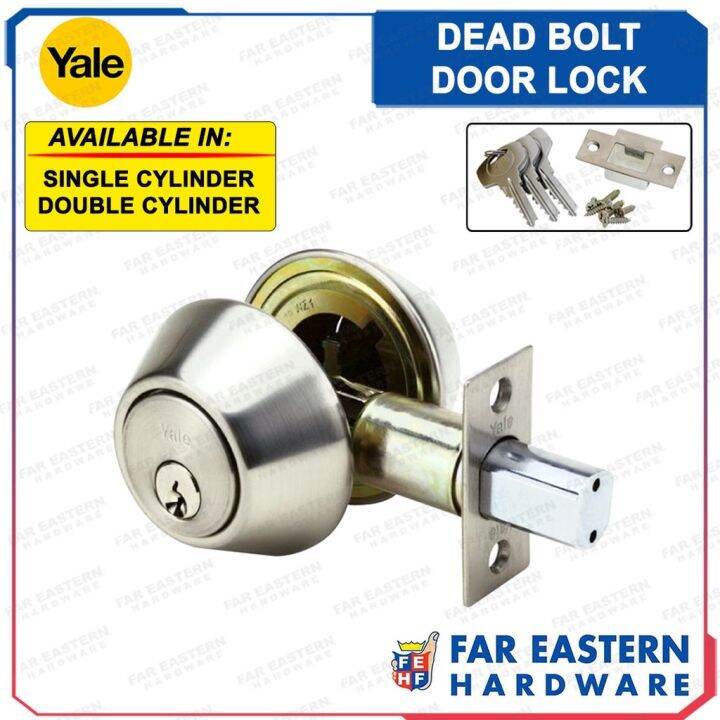 Household tools YALE Dead Bolt Single Double Cylinder Deadbolt Door ...