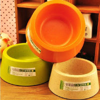 Safety Non-toxic Tasteless High Strength Bamboo Fiber Of Material Pet Dog Bowl Cats Puppy Travel Feeding Feeder Food Water Bowls