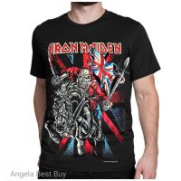 IRON MAIDEN THE TROOPER HEAVY METAL BAND ผ้าฝ้าย100 NTS เสื้อยืด UNISEX คุณภาพสูง