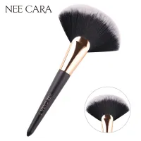 NEE CARA FAN BRUSH N711#09 แปรงแต่งหน้า แปรงแต่งหน้าทรงพัด แปรงปัดแป้ง