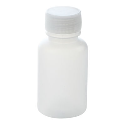 30ml Clear Plastic Cylinder Shaped Chemical Agent Bottle 5 Pcs