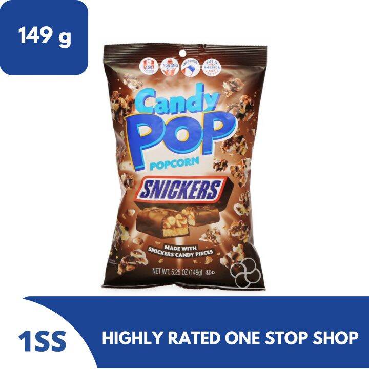 Candy Pop Snickers Popcorn 149g Lazada Ph