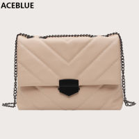 New Casual Chain Crossbody Bags for Women Fashion Simple Shoulder Bag Ladies Designer Handbags PU Leather Messenger Bags