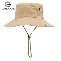 CAMOLAND Summer Outdoor Sunshade Hat Fishing Bucket Hat For Men Women Sun Hat Breathable Leisure Mesh Fishermans Hat