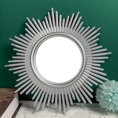 △ Wall Decoration Mirror Bedroom Handicrafts Small Round Decoration